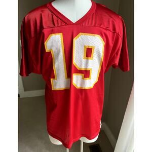 Vintage Nebraska Cornhuskers football jersey #19 Kyle Larson size XL